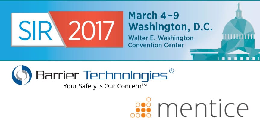 Mentice and Barrier Technologies at SIR 2017